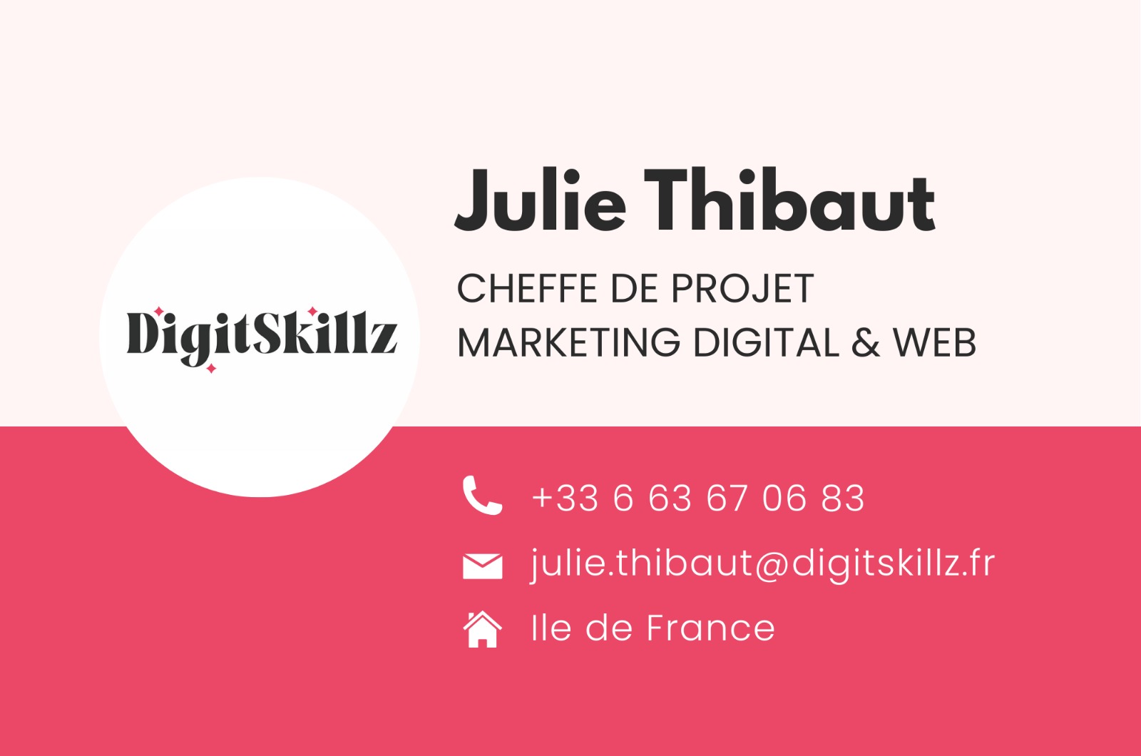 Carte de visite Digitskillz